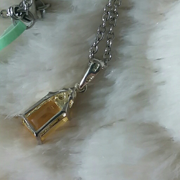 Citrine Jewlery set Ring Earring Necklace yellow - Picture 3 of 7